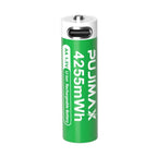 PUJIMAX 12/8/6/4 AA lithium-ion batteries 1.5V 4255MWh capacity TYPE-C interface USB charging, suitable for mouse, game controller, remote control, audio system, alarm clock, flashlight, electronic scale, toys. [Comes with data cable and box]