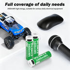 PUJIMAX 12/8/6/4 AA lithium-ion batteries 1.5V 3400MWh capacity TYPE-C interface USB charging, suitable for mouse, game controller, remote control, audio system, alarm clock, flashlight, electronic scale, toys. [Comes with data cable and box]