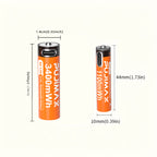 【AA/AAA Rechargeable Li-ion Battery Set 】PUJIMAX AA3400mWh+AA1100mWh 1.5V lithium battery TYPE-C interface, suitable for mouse, game controller, remote control, alarm clock, flashlight, electronic scale, toy. 【 Comes with data cable and box